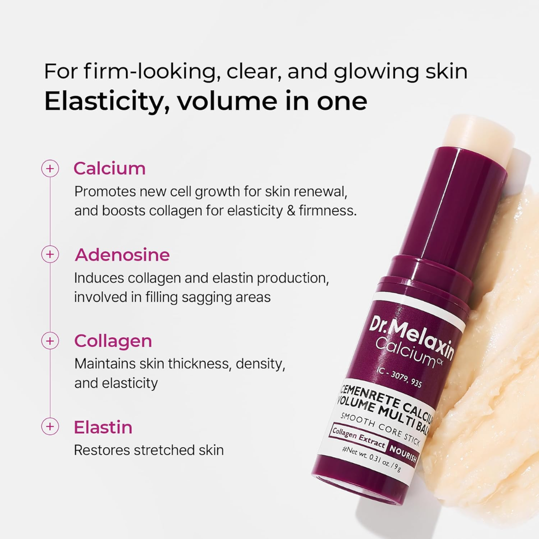 Dr. Melaxin Calcium & Collagen Balm Stick | Repair Wrinkles & Repair Skin Cells